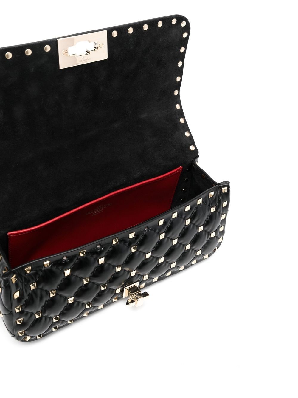 VALENTINO GARAVANI VALENTINO GARAVANI- Rockstud Spike Small Leather Shoulder Bag