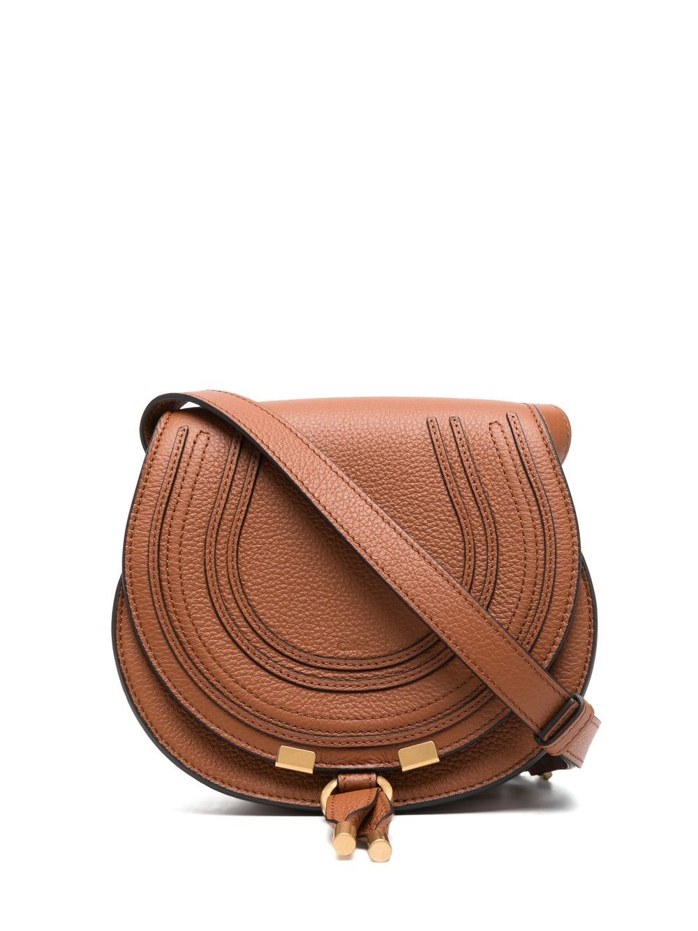 Chloé CHLOÉ- Marcie Small Leather Crossbody Bag