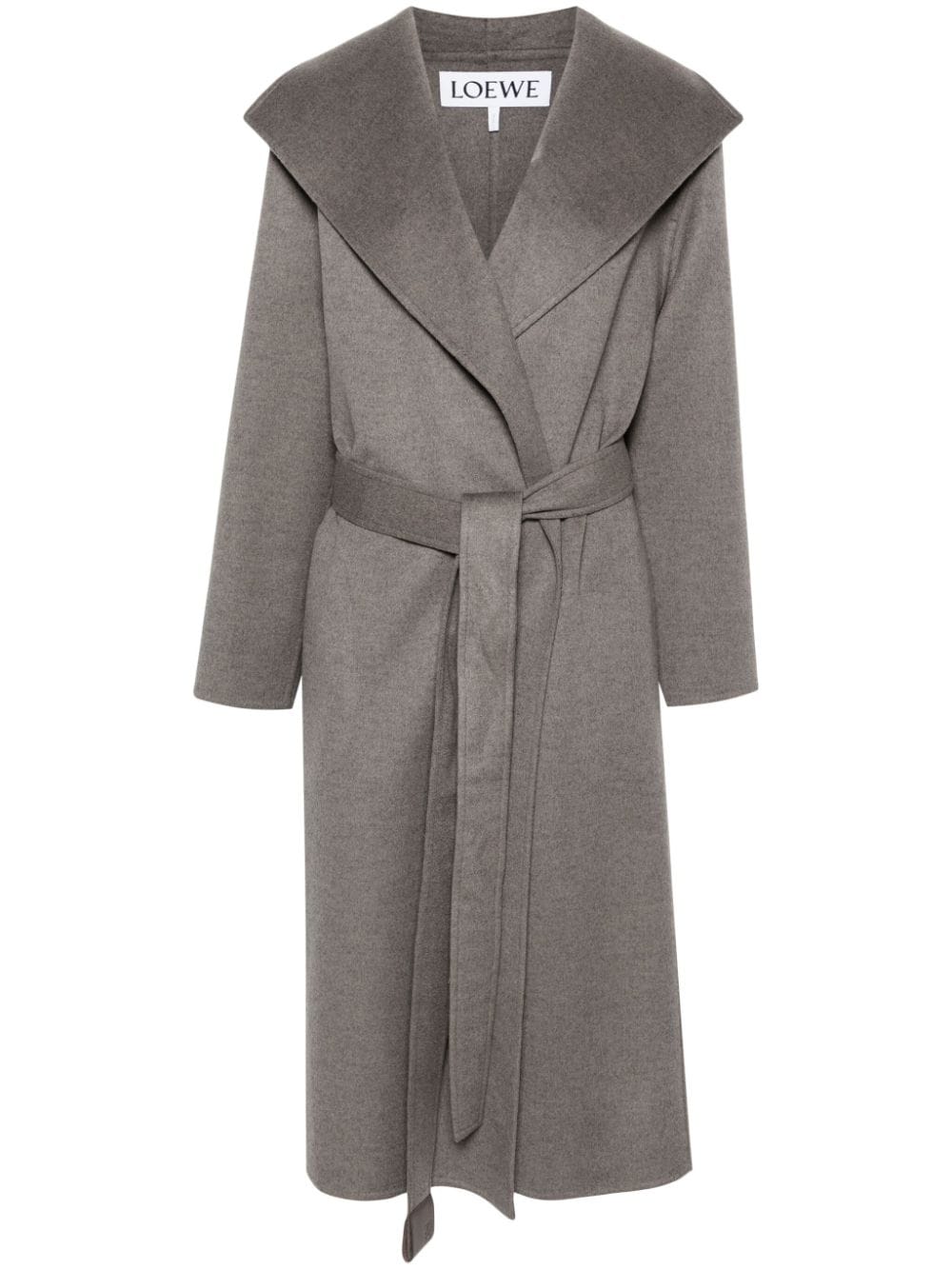 Loewe LOEWE- Wool And Cashmere Blend Belted Coat