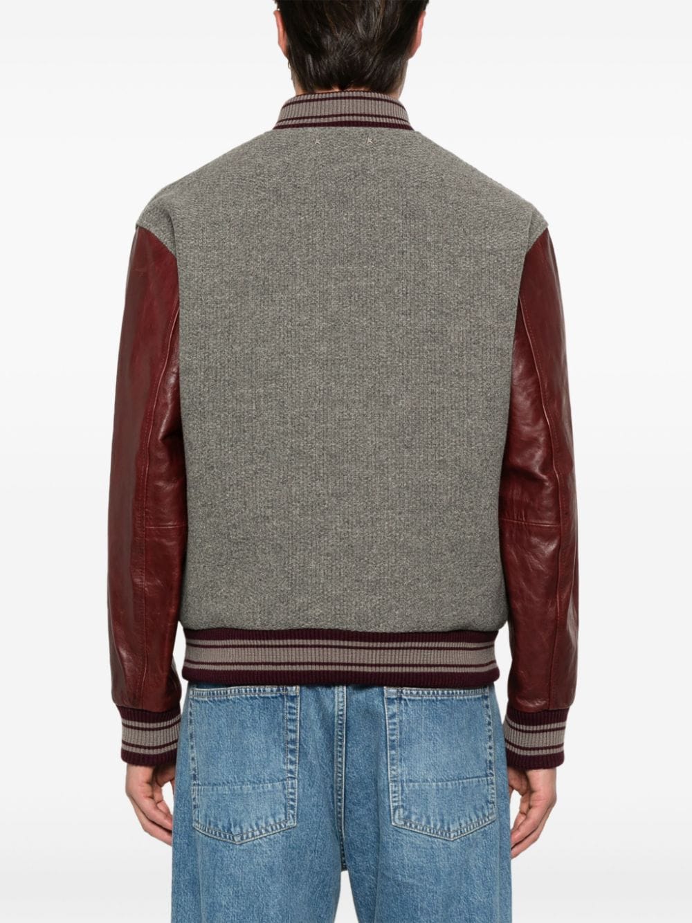 Golden Goose GOLDEN GOOSE- Wool And Leather Bomber Jacket