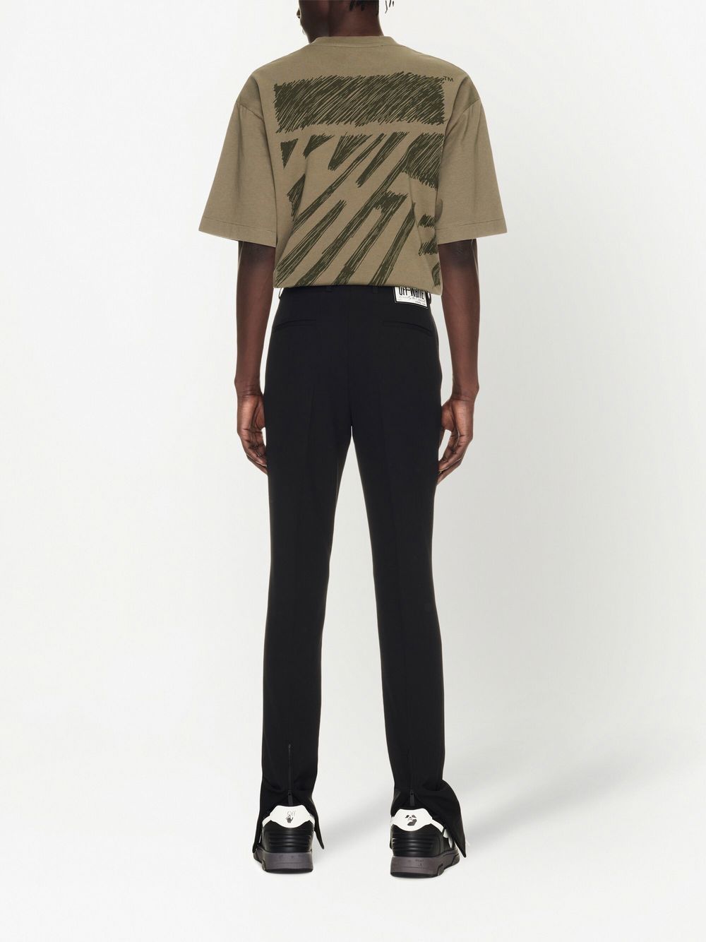 OFF-WHITE OFF-WHITE- Wool Skinny Trousers