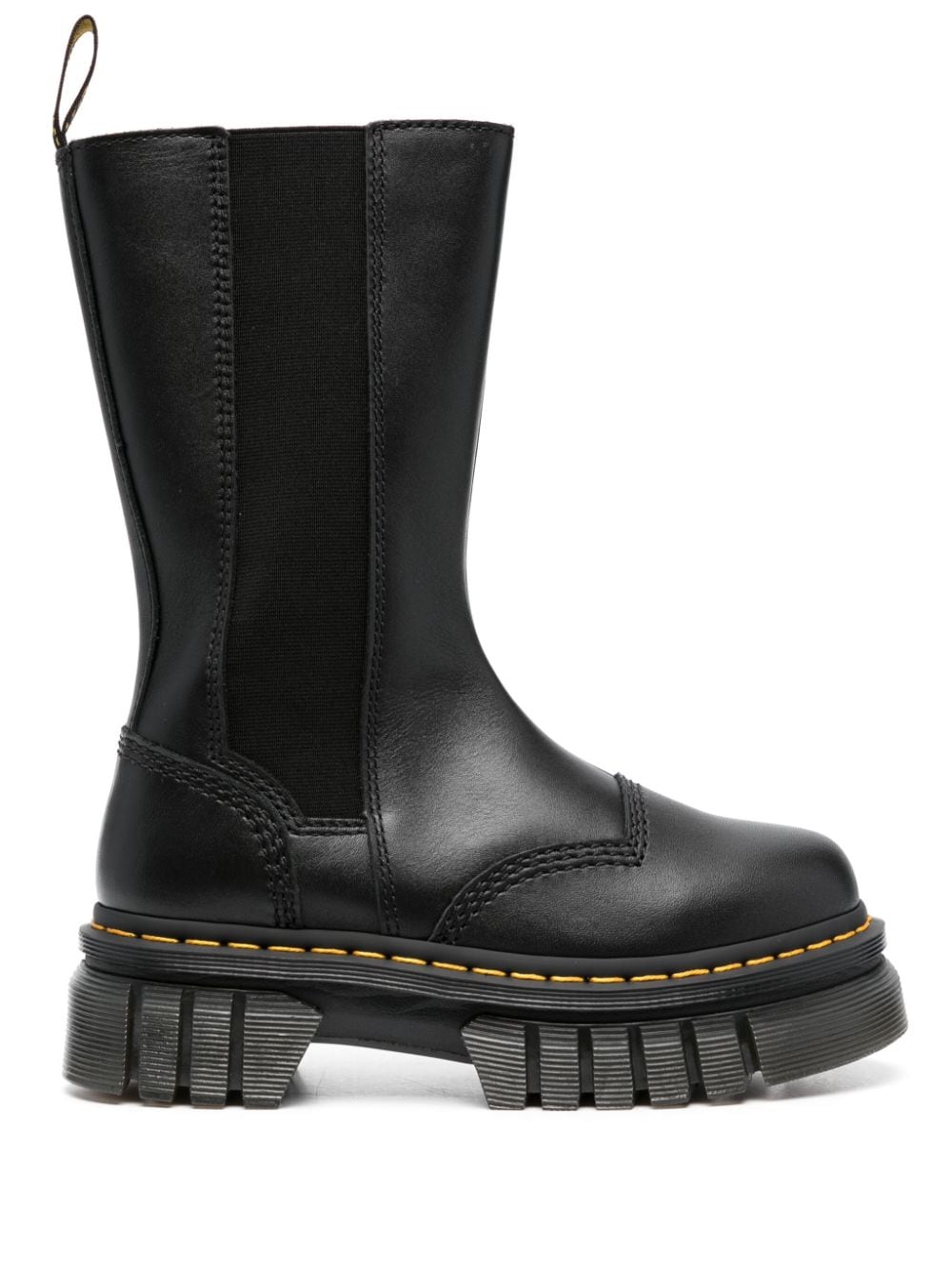 Dr. Martens DR. MARTENS- Audrick Leather Platform Chelsea Boots