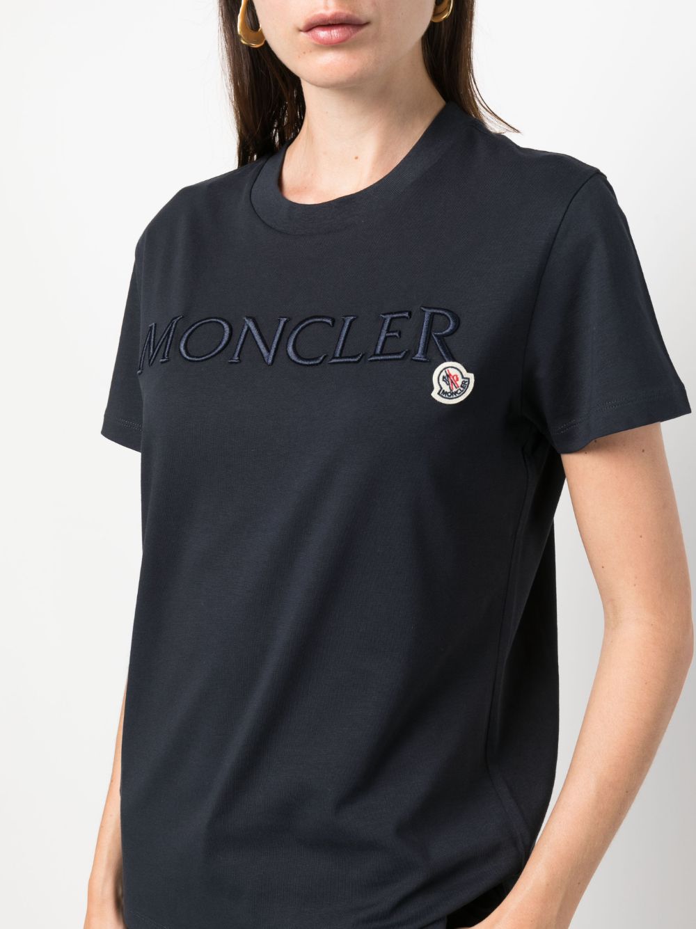 Moncler MONCLER- Logo Cotton T-shirt