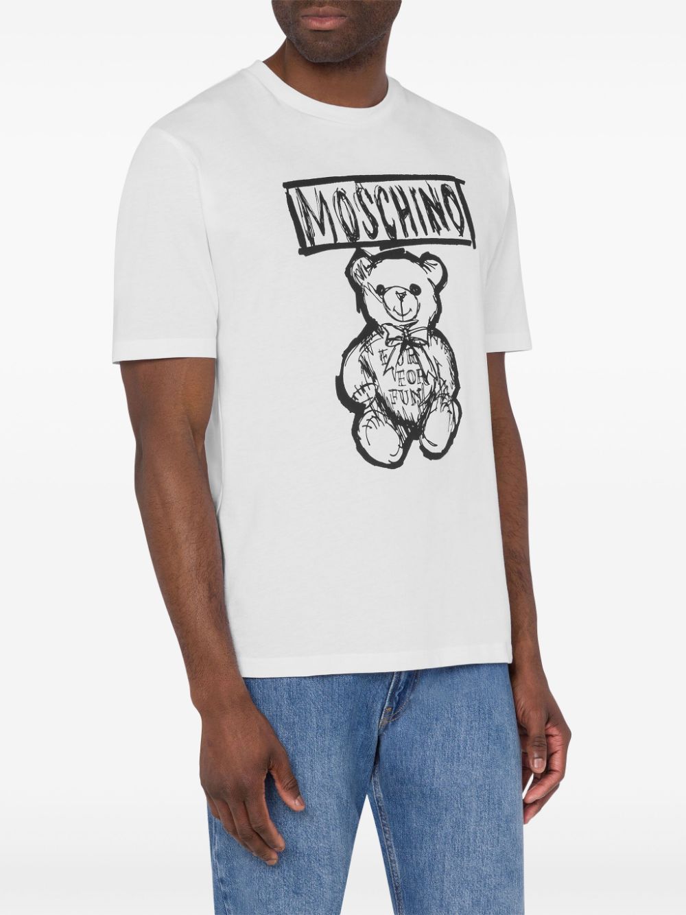 Moschino MOSCHINO- Cotton T-shirt With Logo