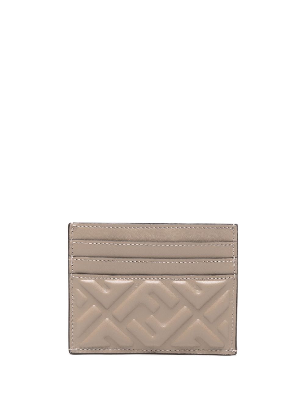 FENDI FENDI- Baguette Leather Credit Card Case