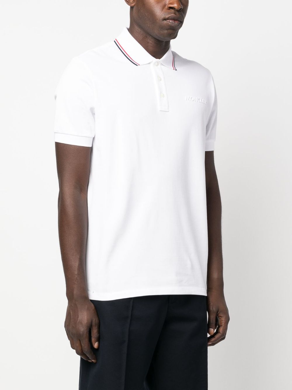 Moncler MONCLER- Logo Cotton Polo Shirt