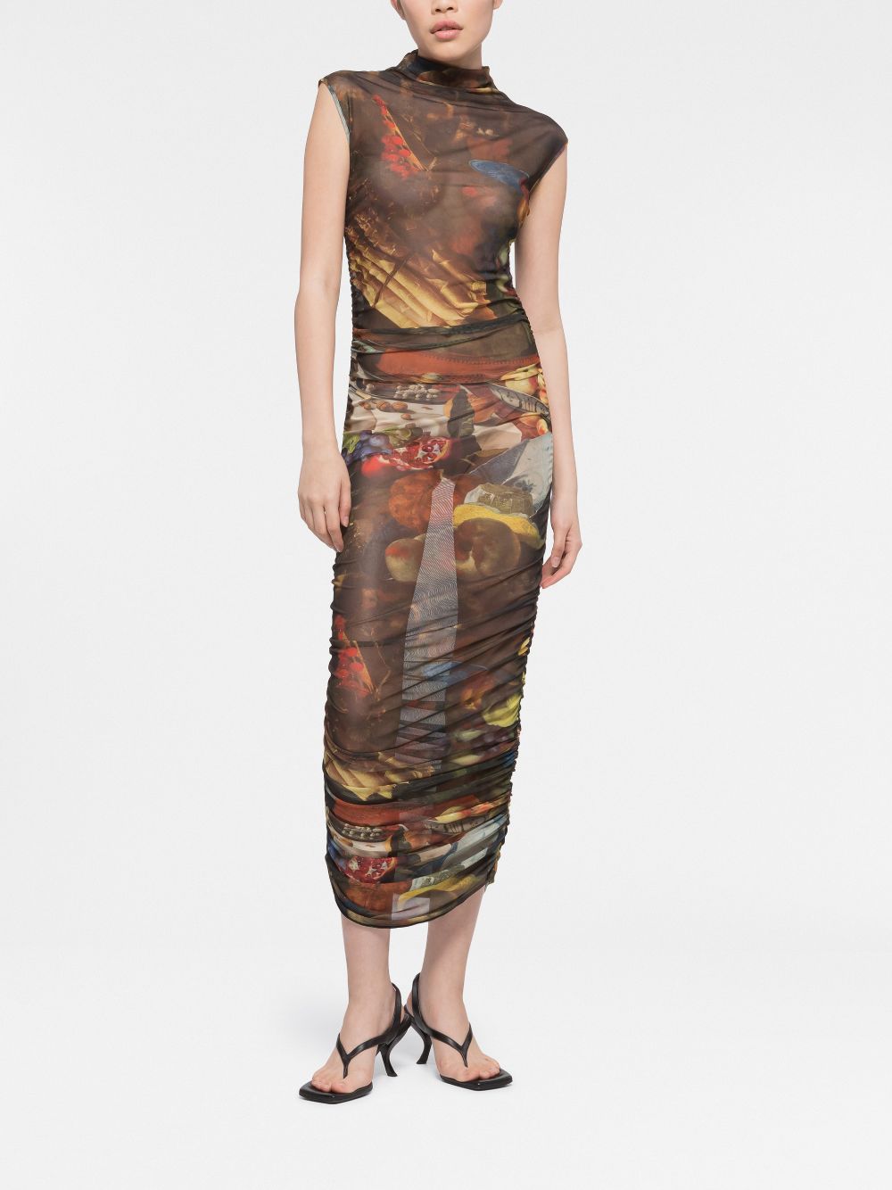  AZ FACTORY BY ESTER MANAS- High Neck Printed Short Dress