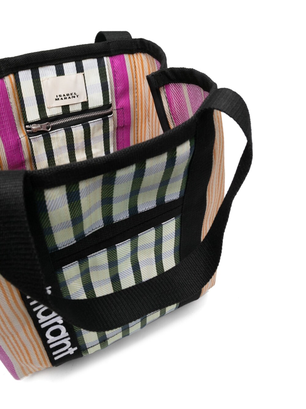 Isabel Marant ISABEL MARANT- Darwen Striped Nylon Tote Bag