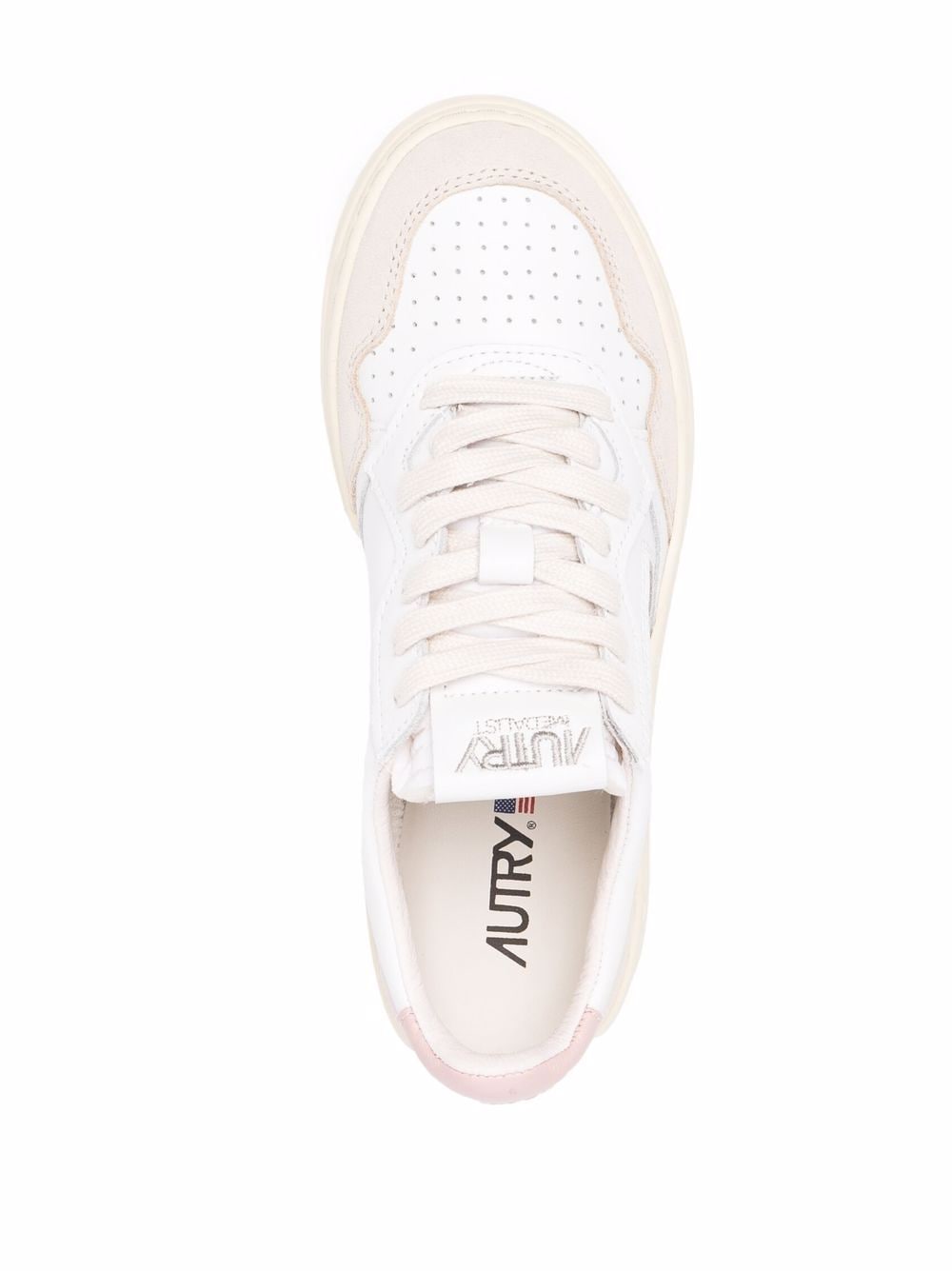 AUTRY AUTRY- Medalist Low Leather And Suede Sneakers