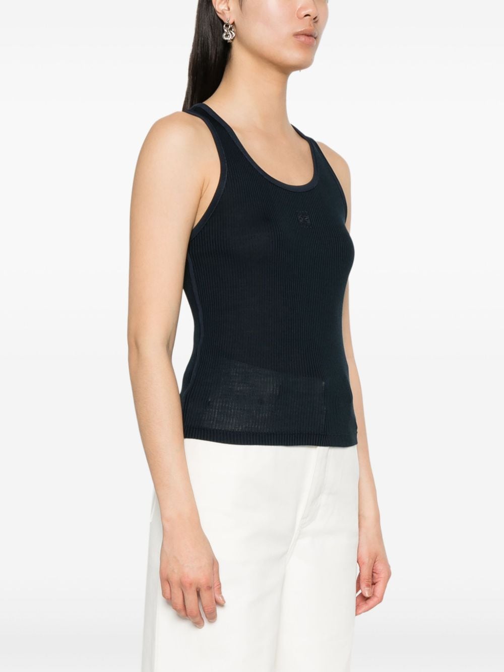 Loewe LOEWE- Logo Ribbed Tank Top