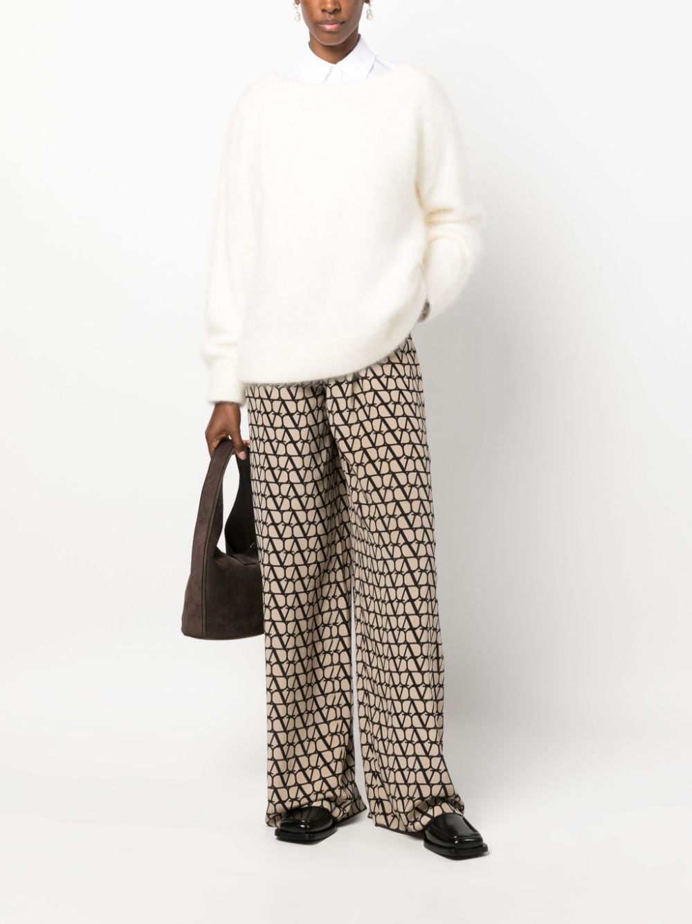 Valentino VALENTINO- Toile Iconographe Wide Leg Trousers