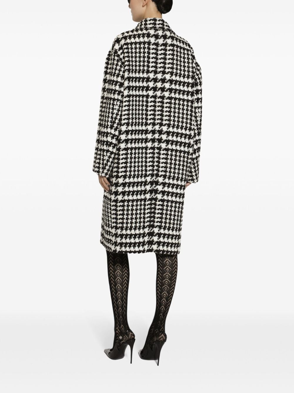 Dolce & Gabbana DOLCE & GABBANA- Pied-de-poule Oversized Coat