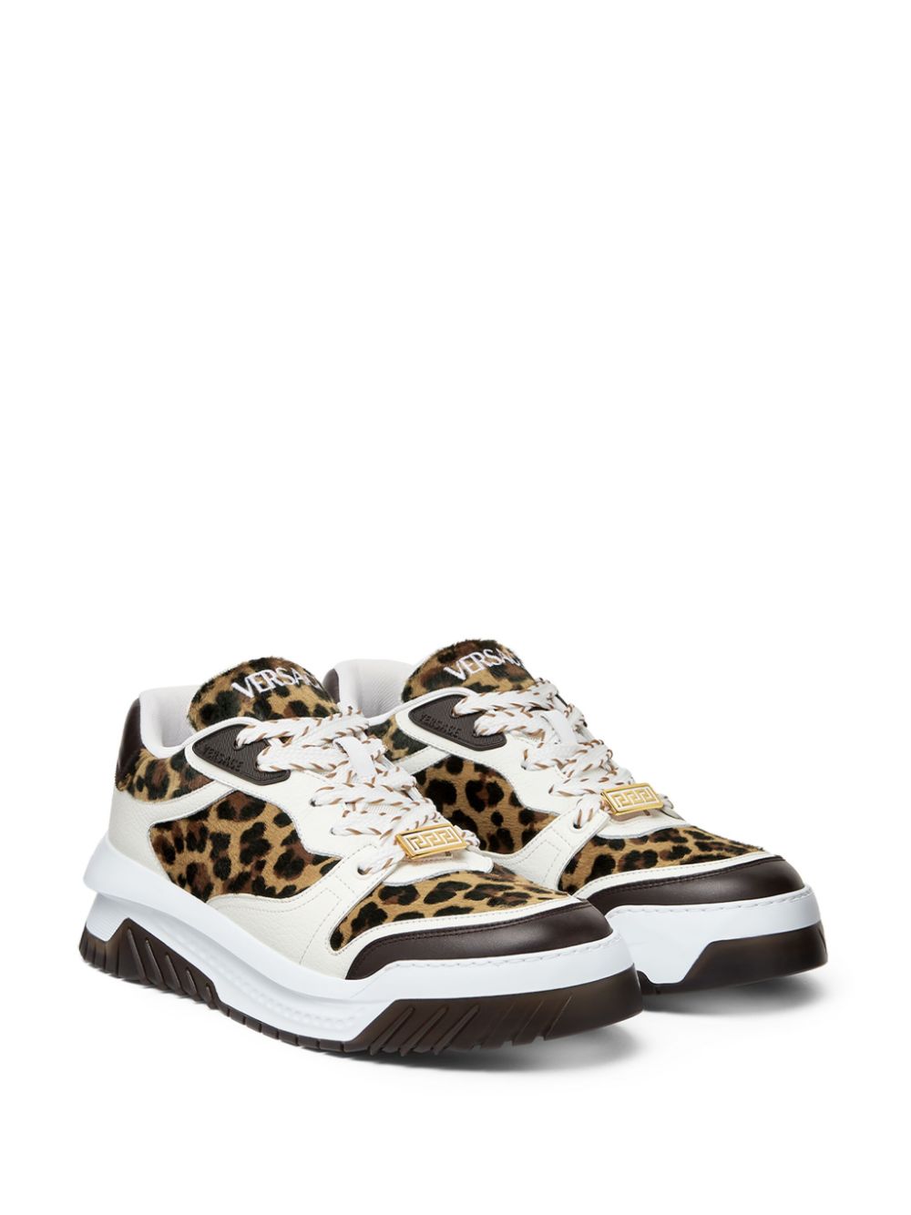 Versace VERSACE- Odissea Leather Sneakers