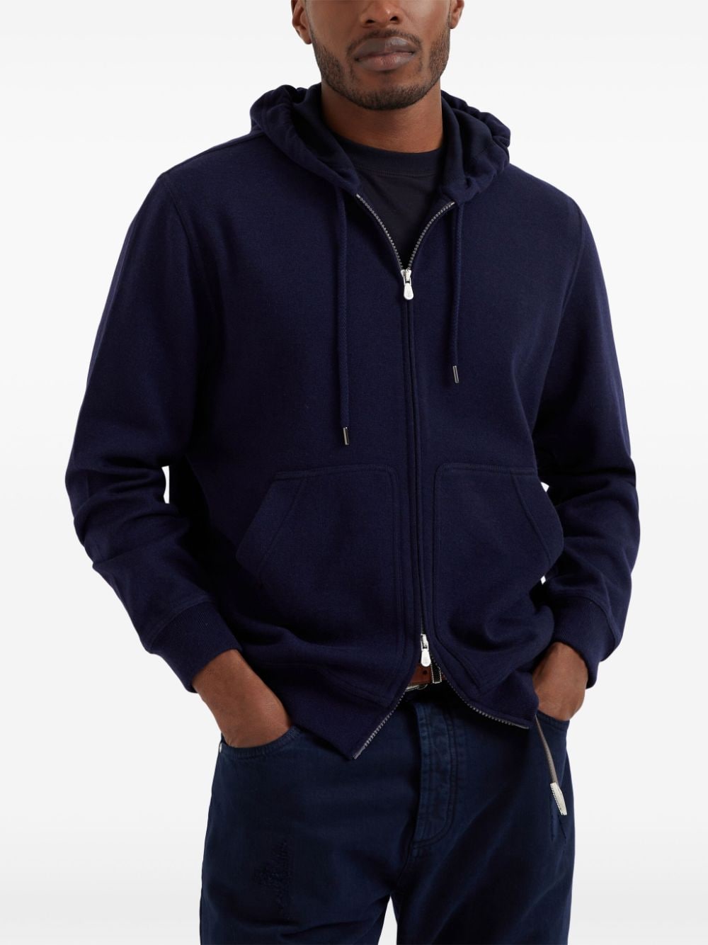 Brunello Cucinelli BRUNELLO CUCINELLI- Cashmere Blend Hoodie