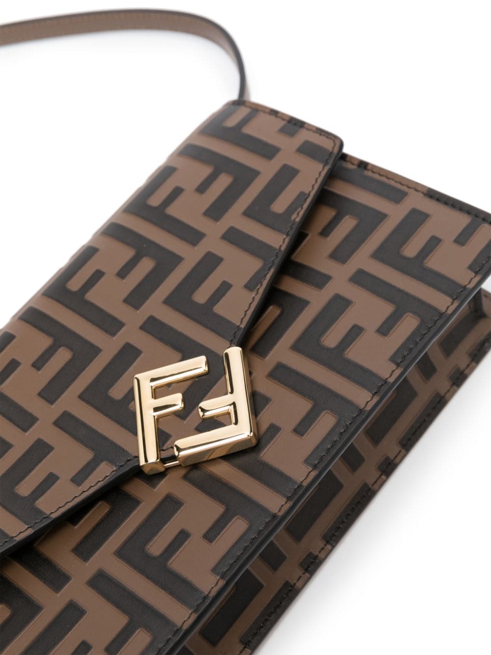 FENDI FENDI- Ff Diamonds Leather Mini Bag