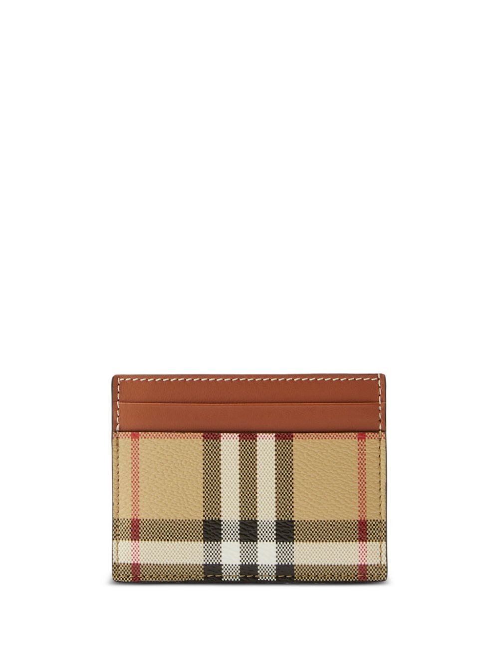 Burberry BURBERRY- Check Motif Credit Card Case