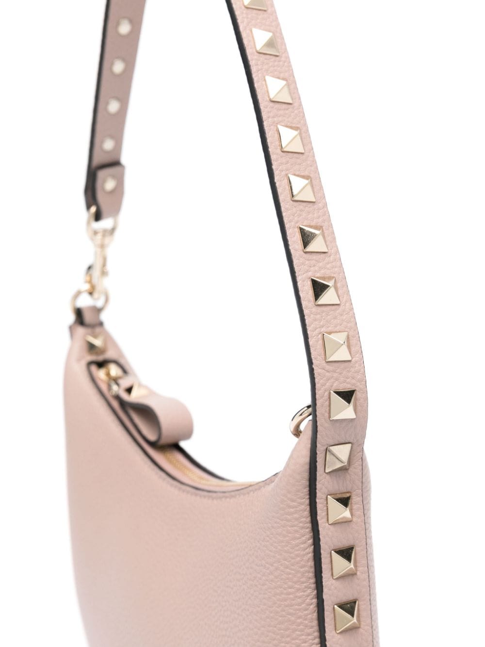 VALENTINO GARAVANI VALENTINO GARAVANI- Rockstud Mini Leather Hobo Bag