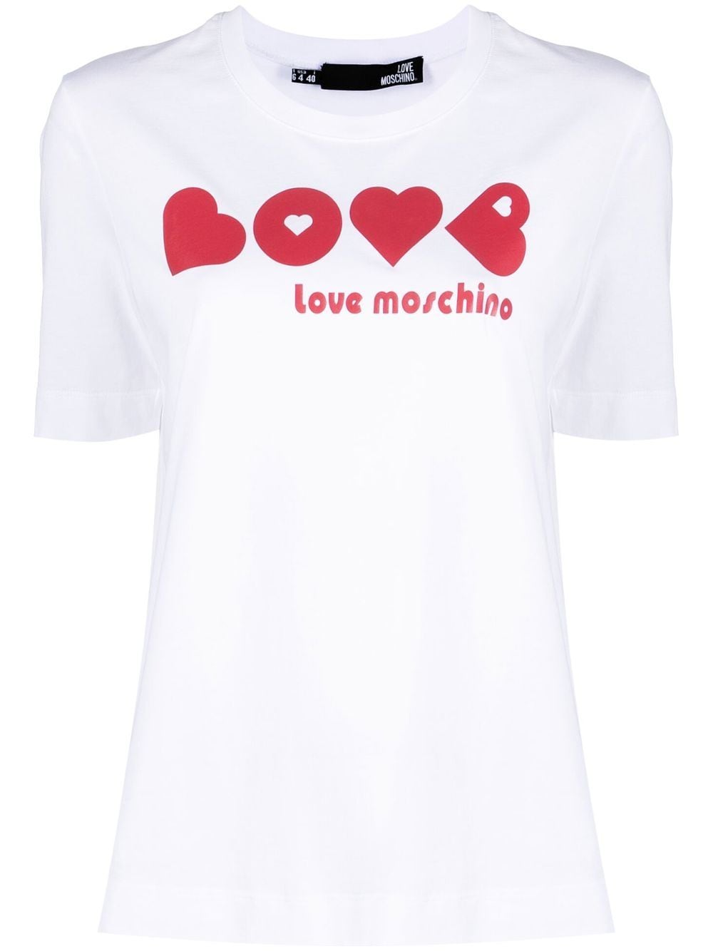 Love Moschino LOVE MOSCHINO- T-shirt With Logo Print