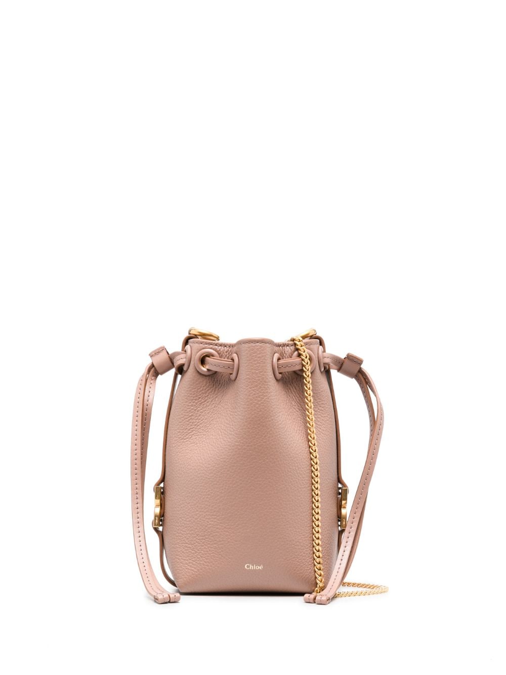 Chloé CHLOÉ- Marcie Small Leather Bucket Bag