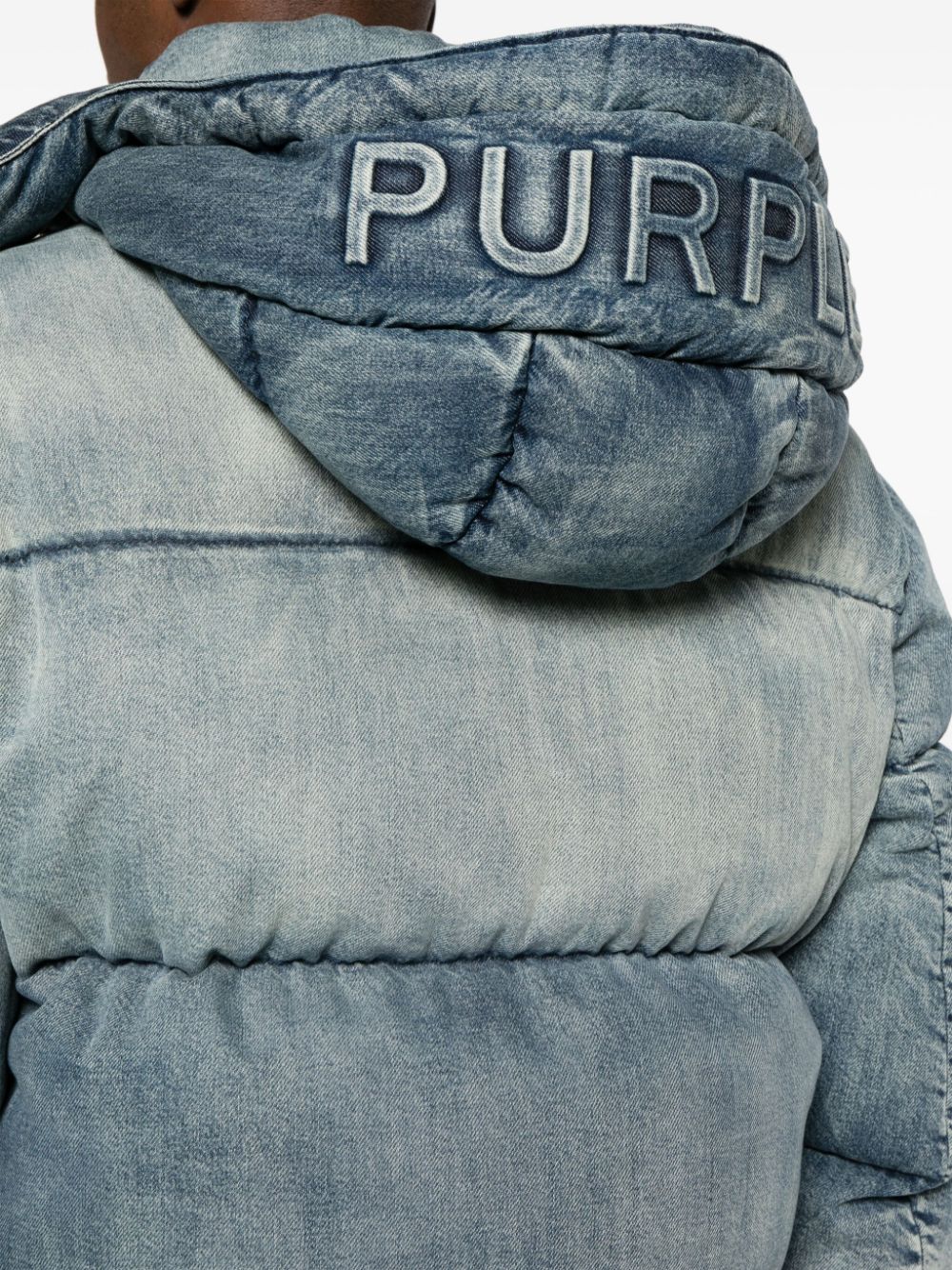 Purple Brand PURPLE BRAND- Denim Puffer Jacket