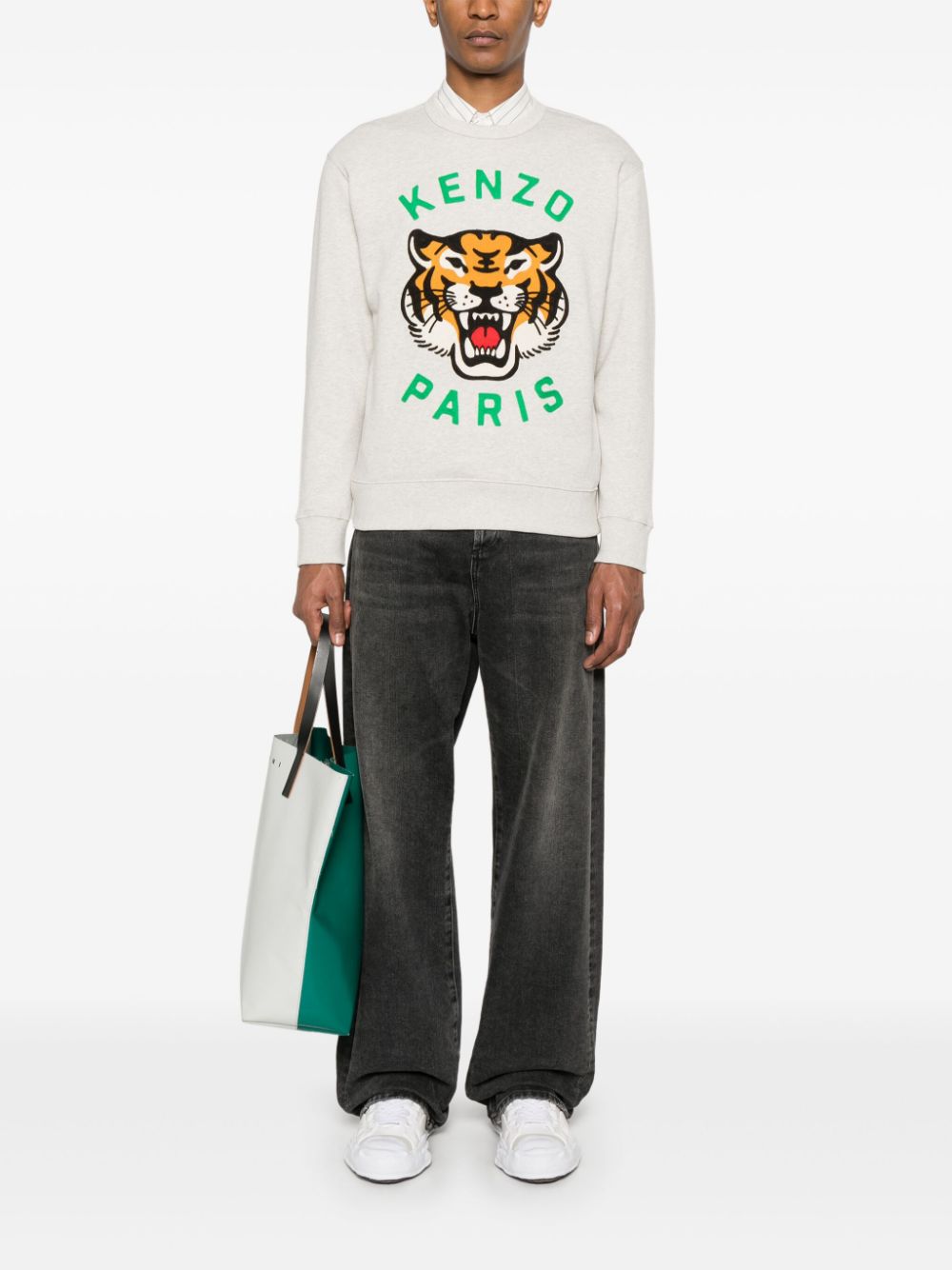 Kenzo KENZO- Lucky Tiger Cotton Sweatshirt