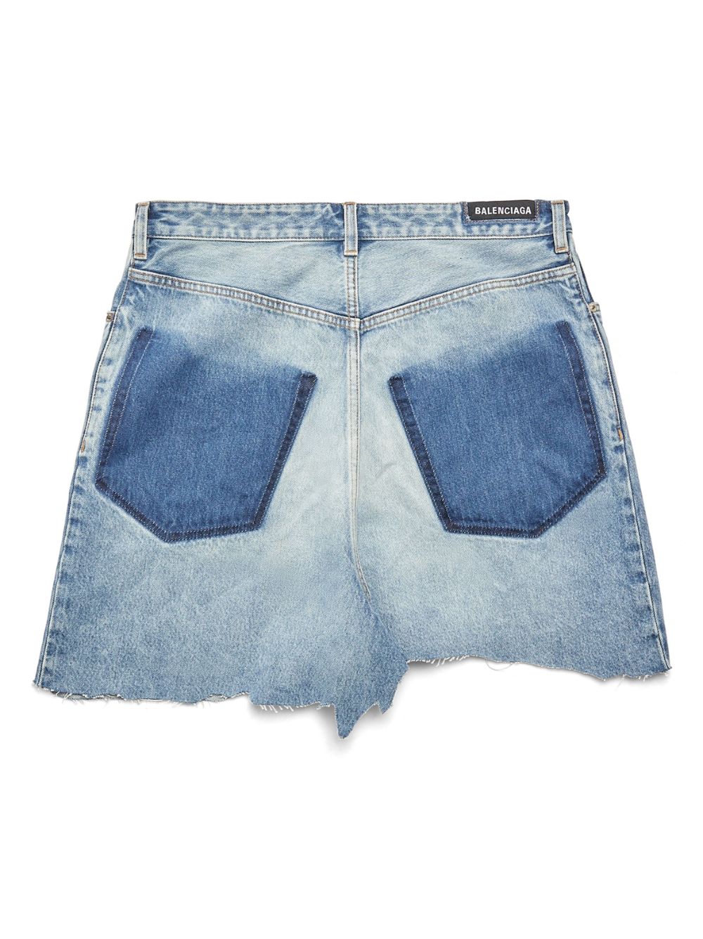 Balenciaga BALENCIAGA- Organic Cotton Denim Mini Skirt