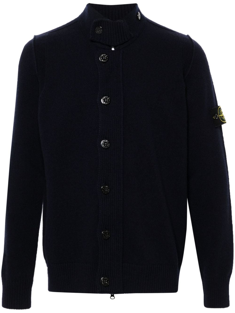 Stone Island STONE ISLAND- Cardigan With Logo