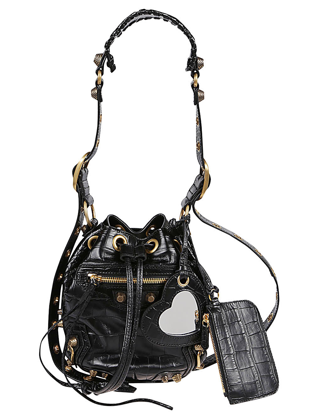 Balenciaga BALENCIAGA- Le Cagole Xs Leather Bucket Bag