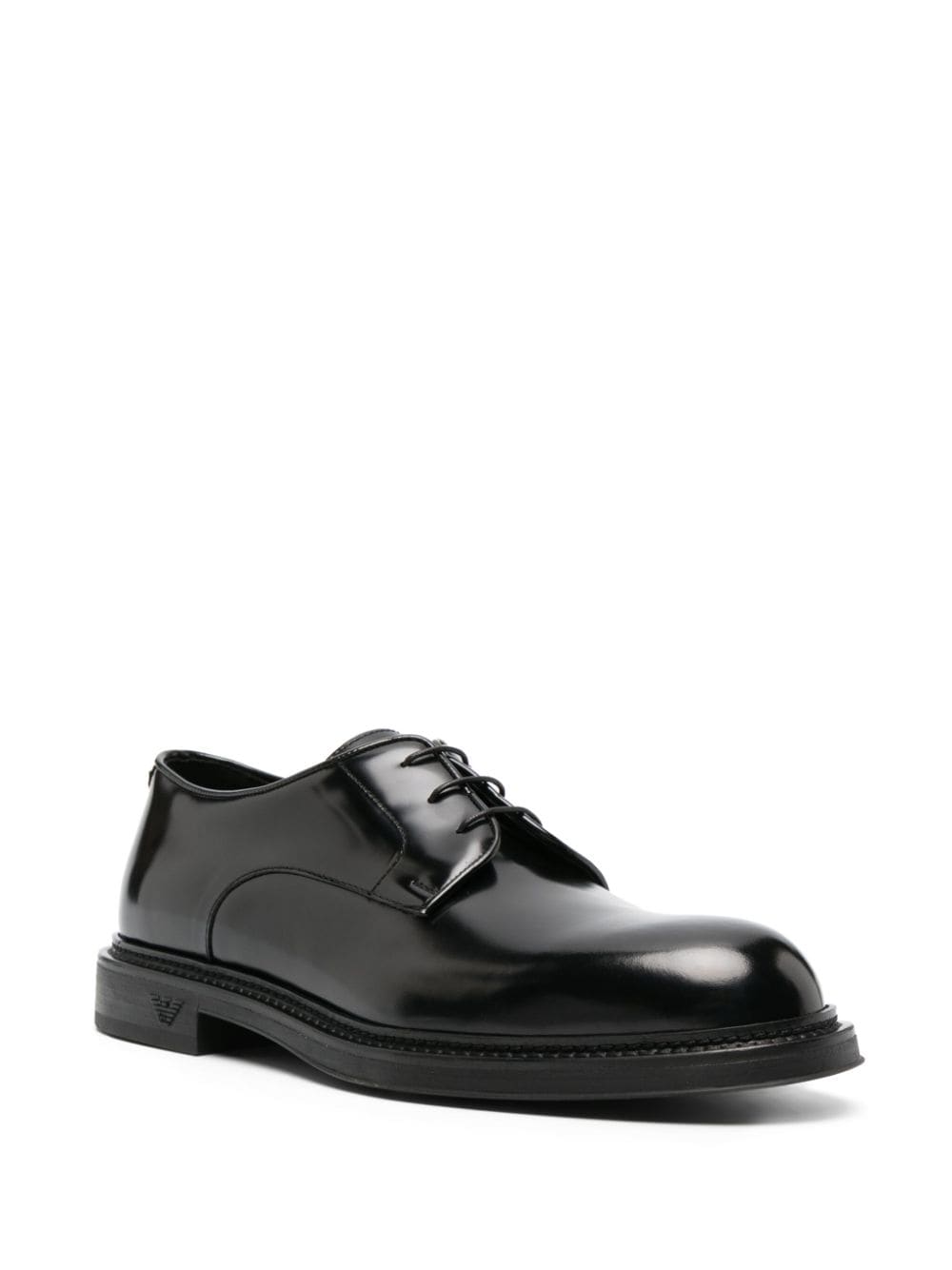 Emporio Armani EMPORIO ARMANI- Shiny Leather Laced Shoes