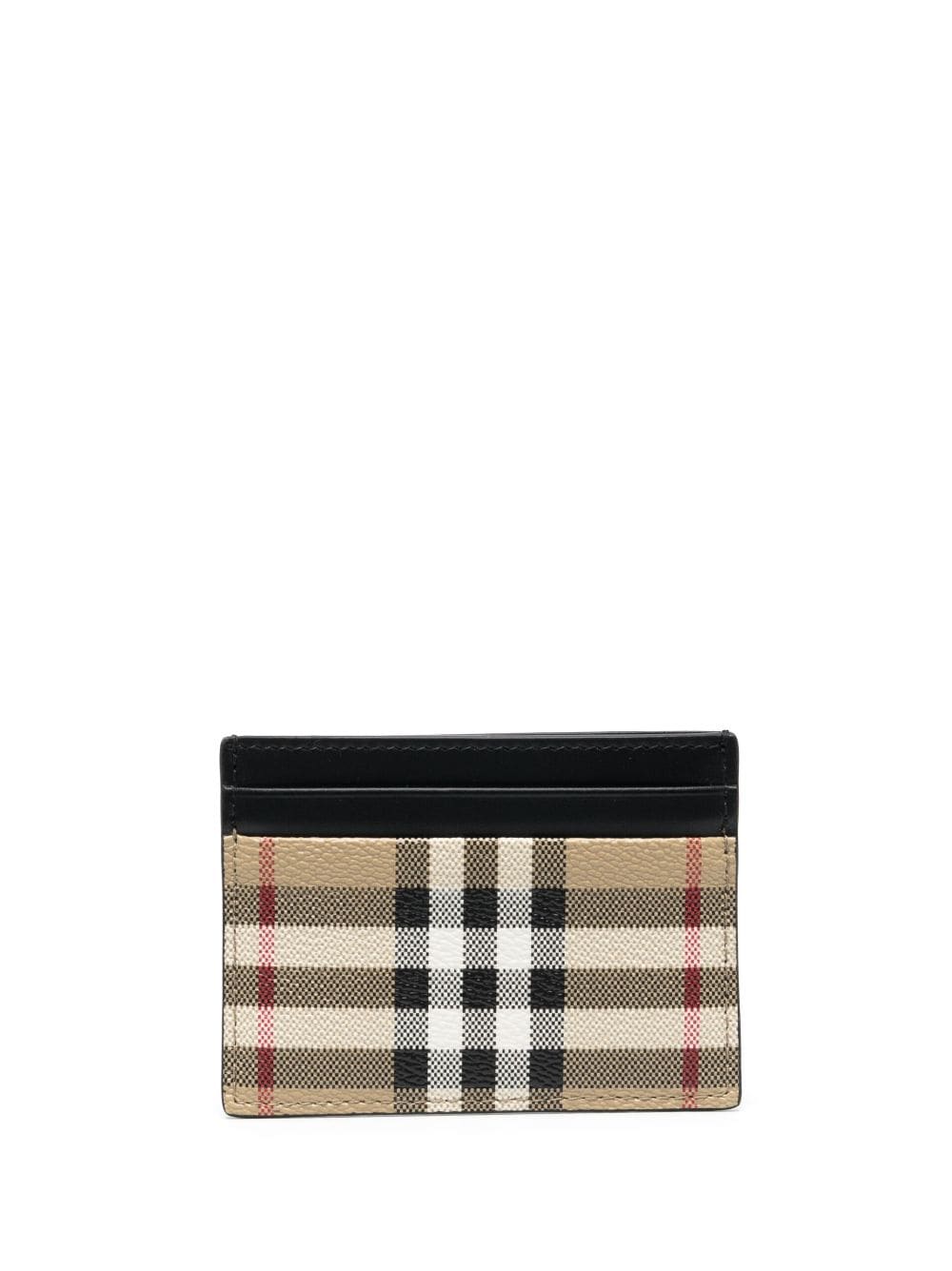 Burberry BURBERRY- Check Motif Credit Card Case