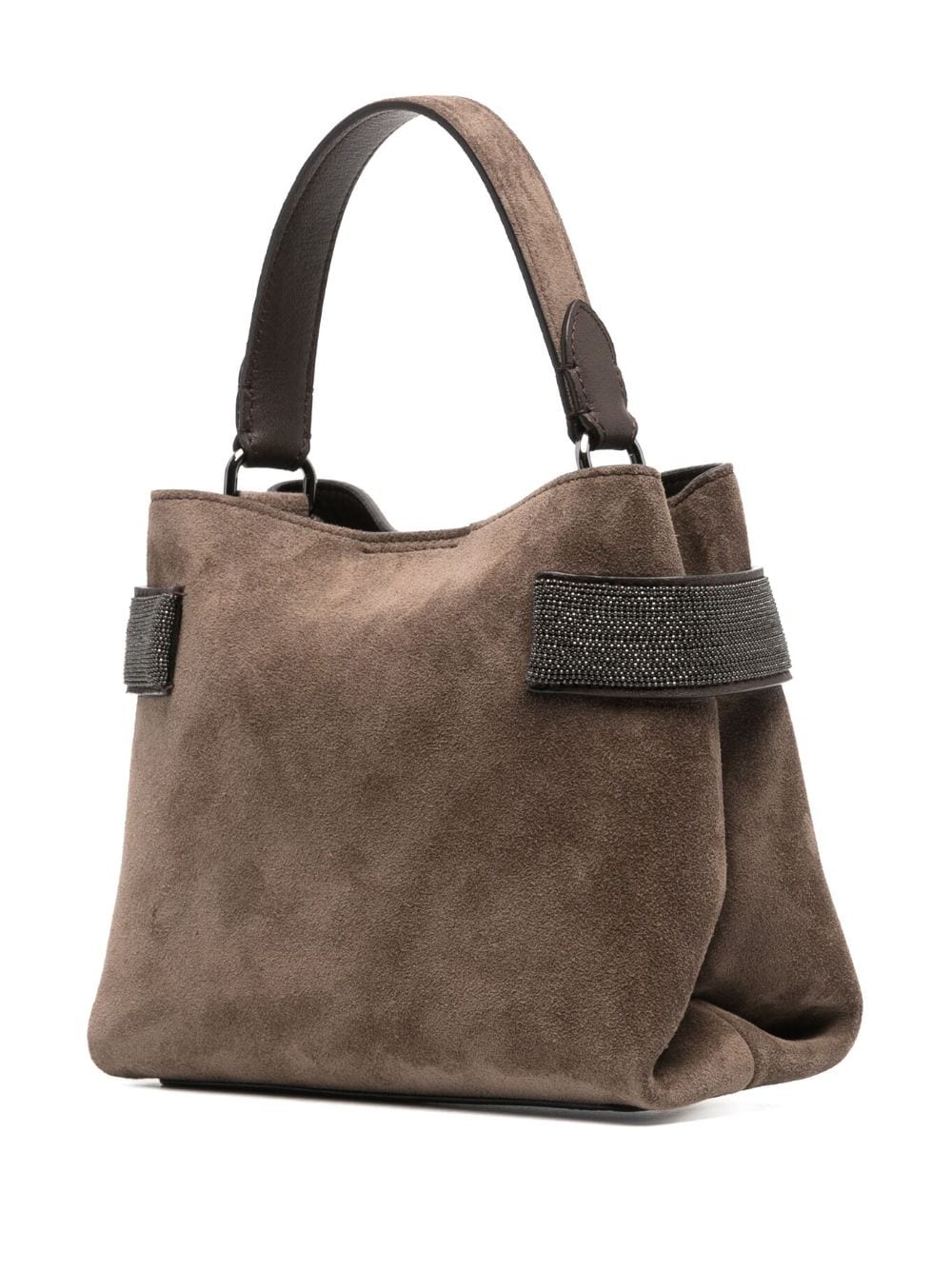 Brunello Cucinelli BRUNELLO CUCINELLI- Suede Handbag