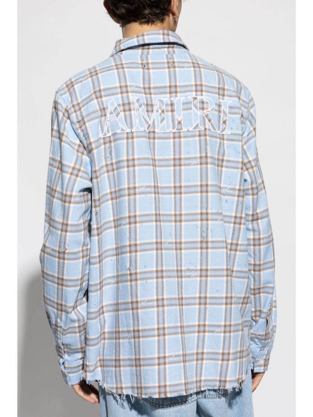 Amiri AMIRI- Checkered Print Cotton Shirt