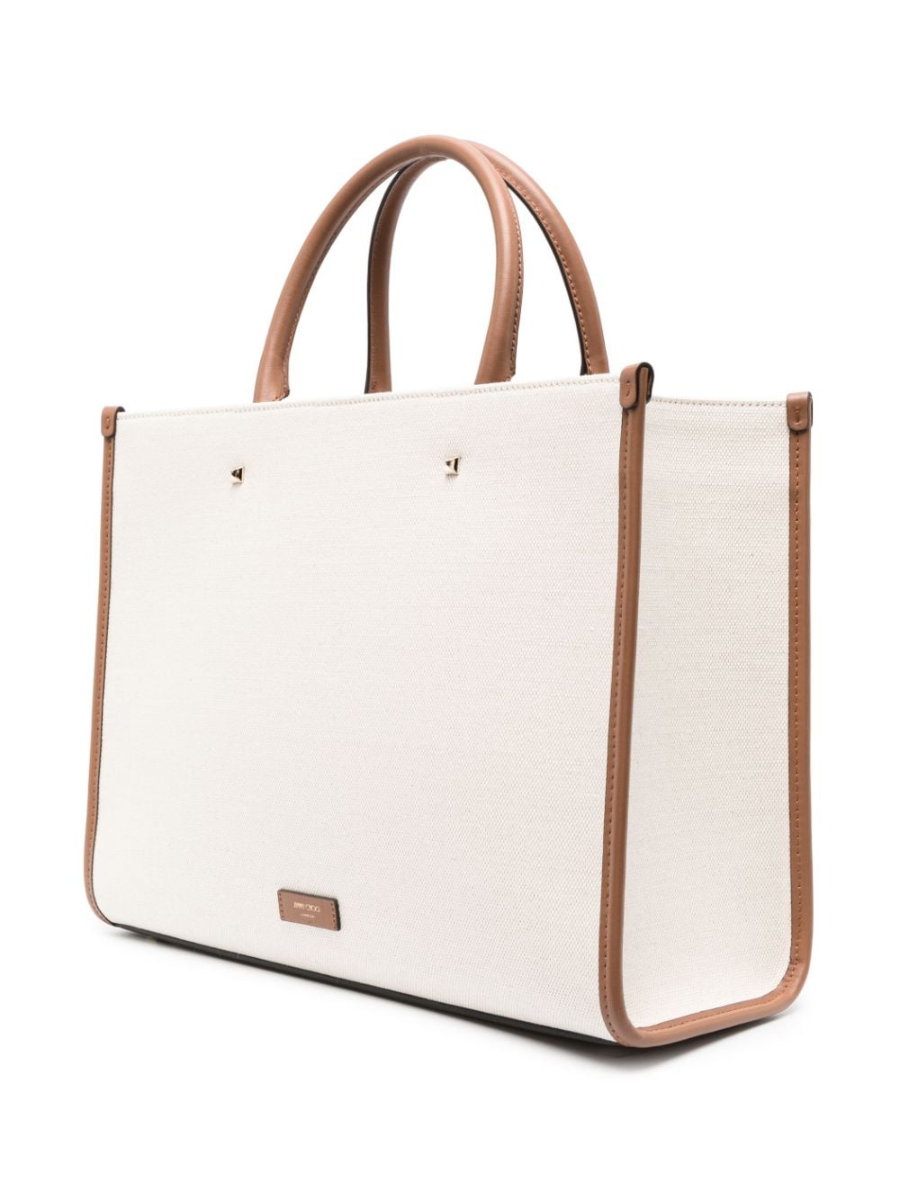 Jimmy Choo JIMMY CHOO- Avenue M Tote Canvas And Leather Tote Bag