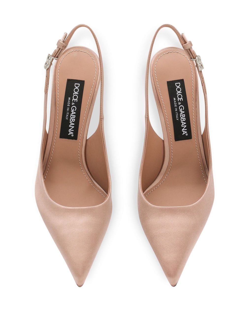 Dolce & Gabbana DOLCE & GABBANA- Satin Slingback Pumps