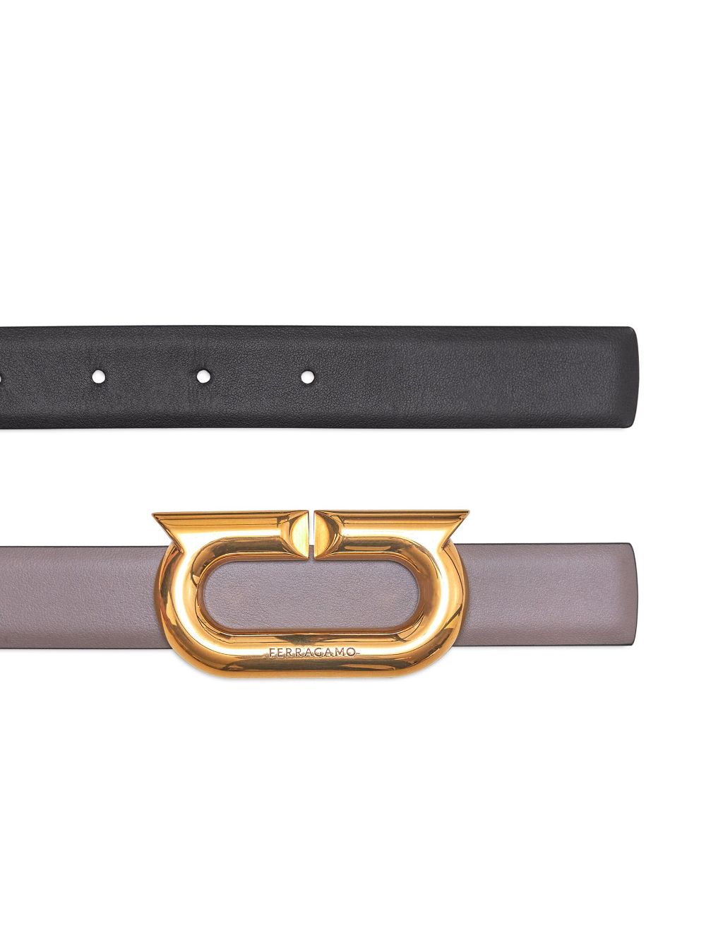 Ferragamo FERRAGAMO- Gancio Leather Belt