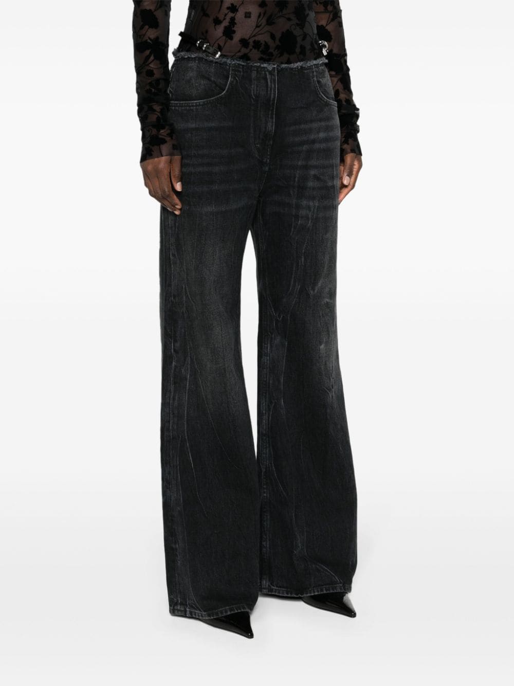 Givenchy GIVENCHY- Wide-leg Denim Cotton Jeans