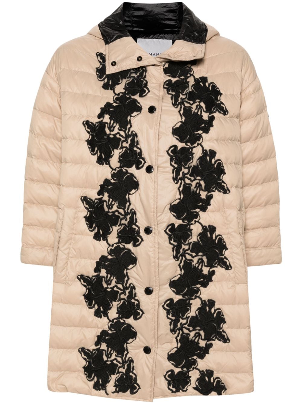 Ermanno ERMANNO- Embroidered Nylon Down Jacket