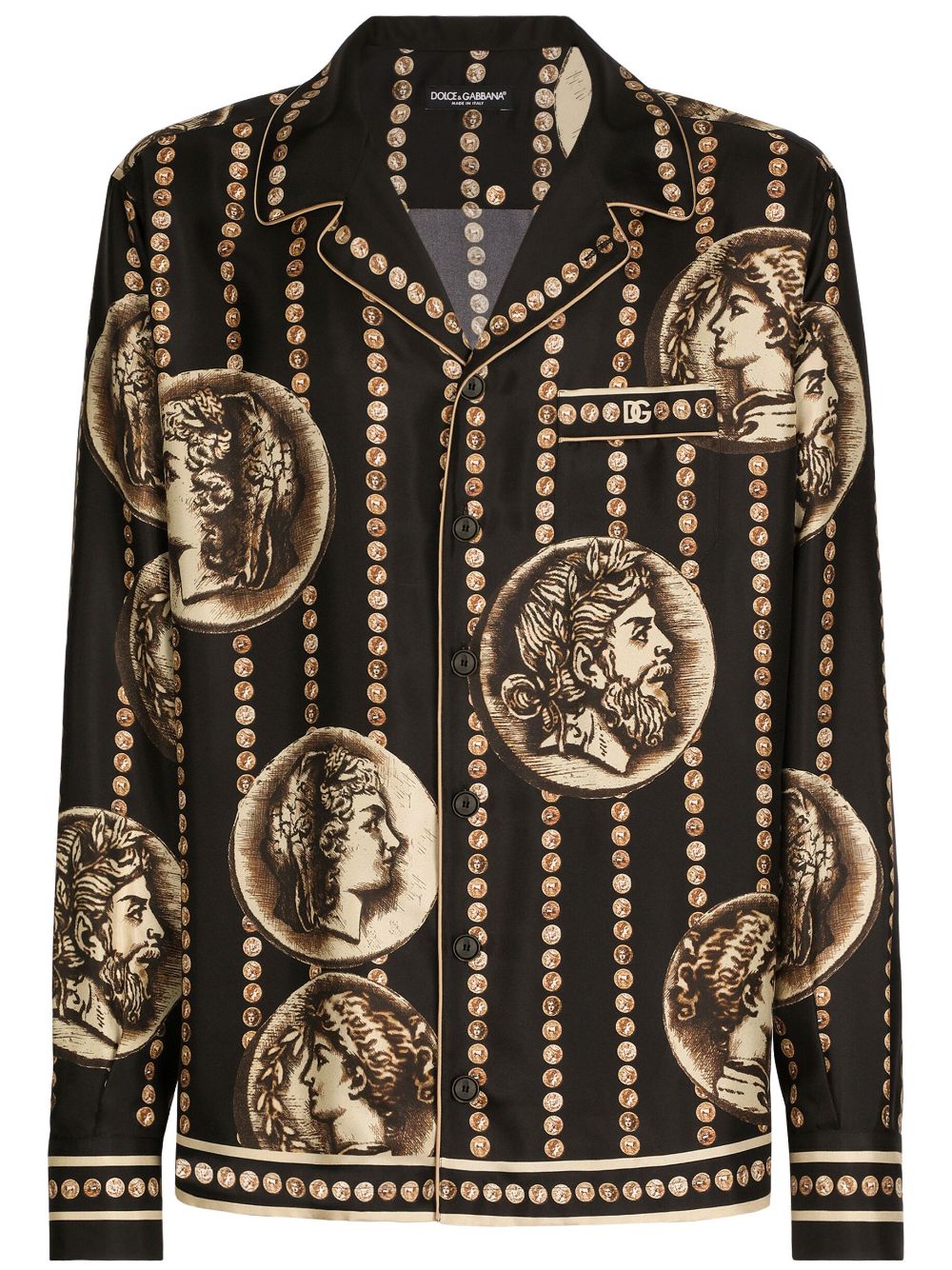 Dolce & Gabbana DOLCE & GABBANA- Silk Printed Shirt