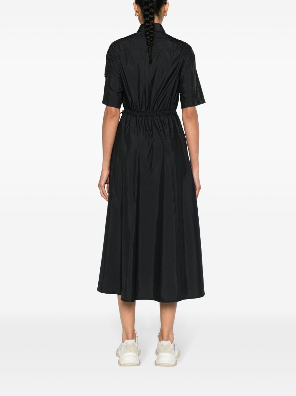 Moncler MONCLER- Ruched Midi Dress