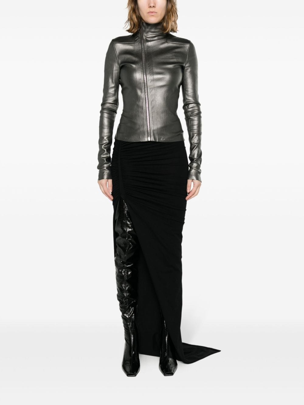 Rick Owens RICK OWENS- High-waisted Asymmetric Skirt