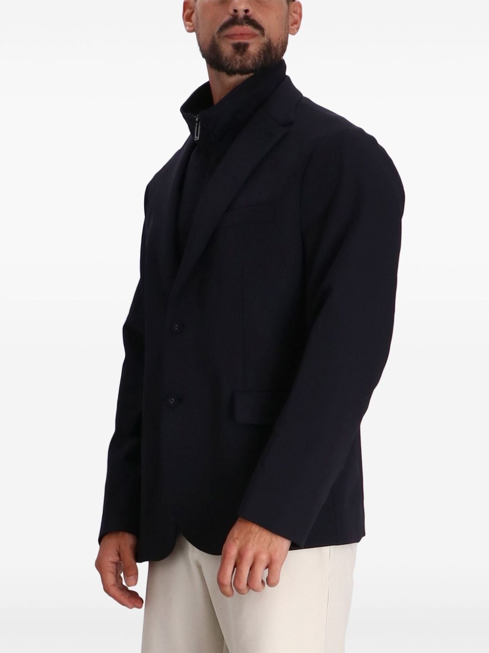 Emporio Armani EMPORIO ARMANI- Nylon Single-breasted Jacket