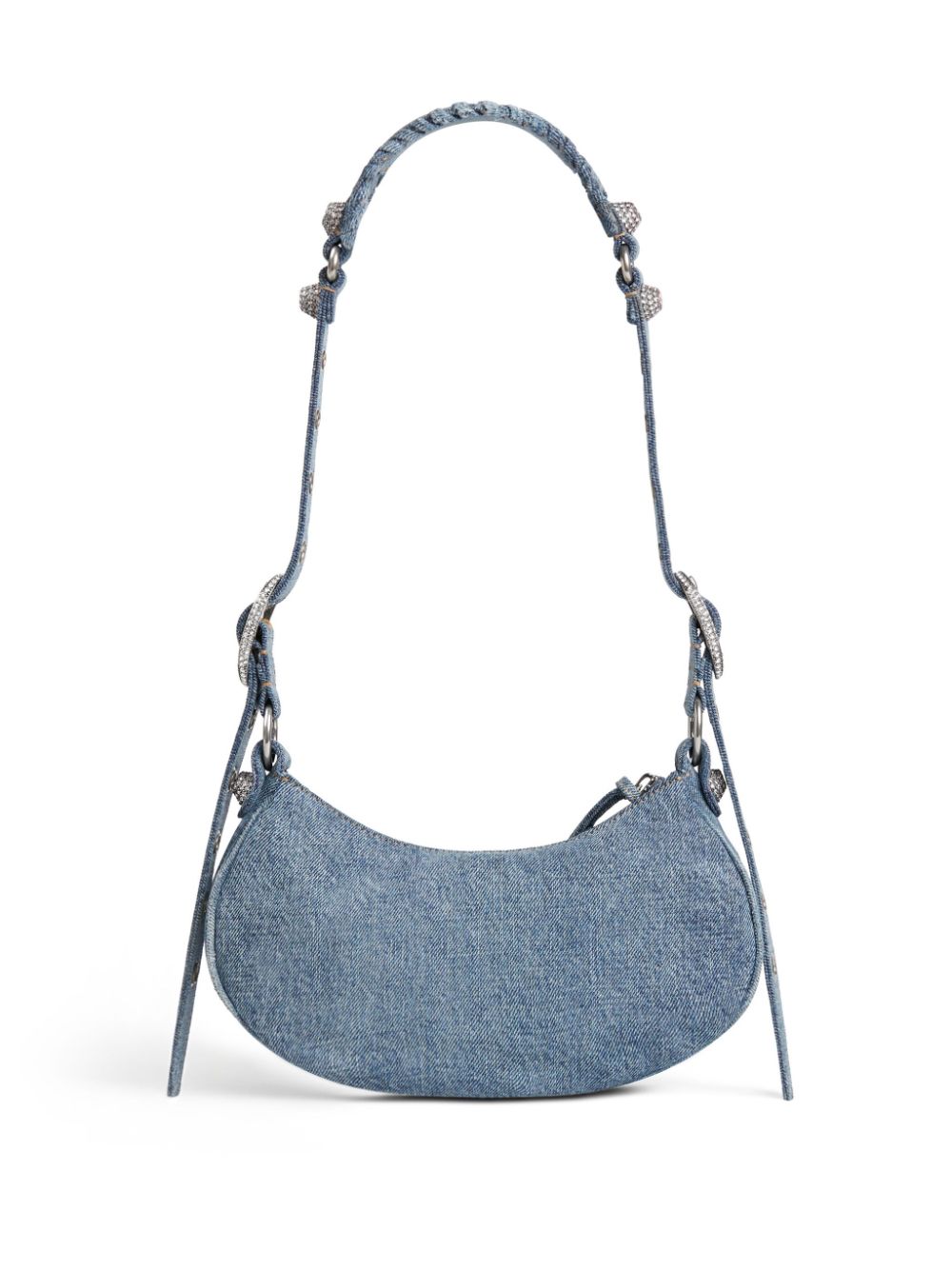 Balenciaga BALENCIAGA- Le Cagole Xs Denim Leather Shoulder Bag