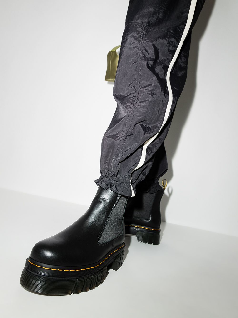 Dr. Martens DR. MARTENS- Audrick Leather Platform Chelsea Boots