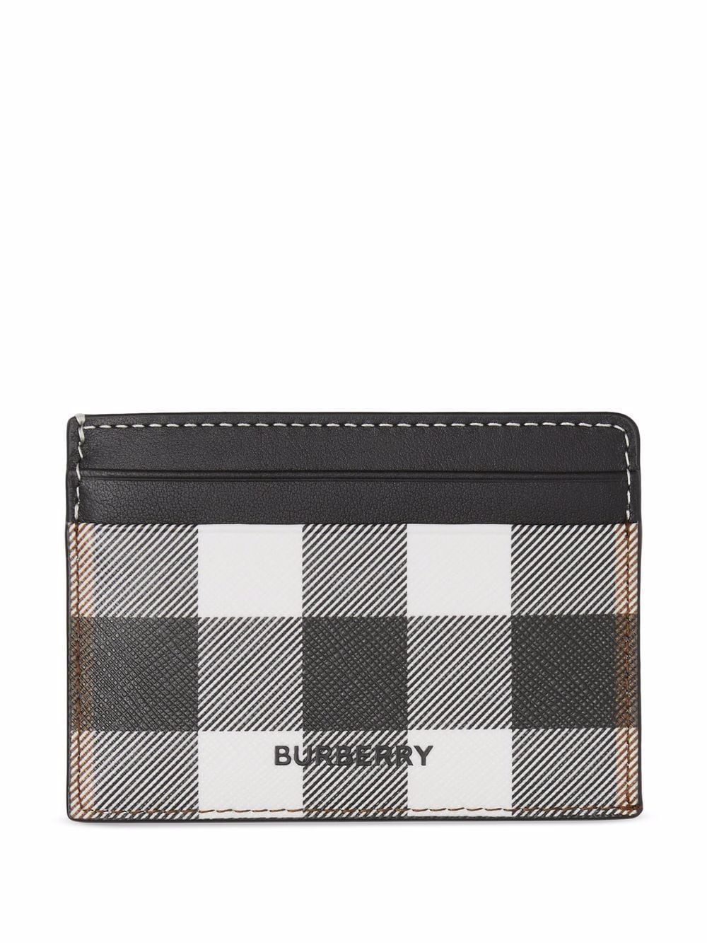 Burberry BURBERRY- Check Motif Credit Card Case