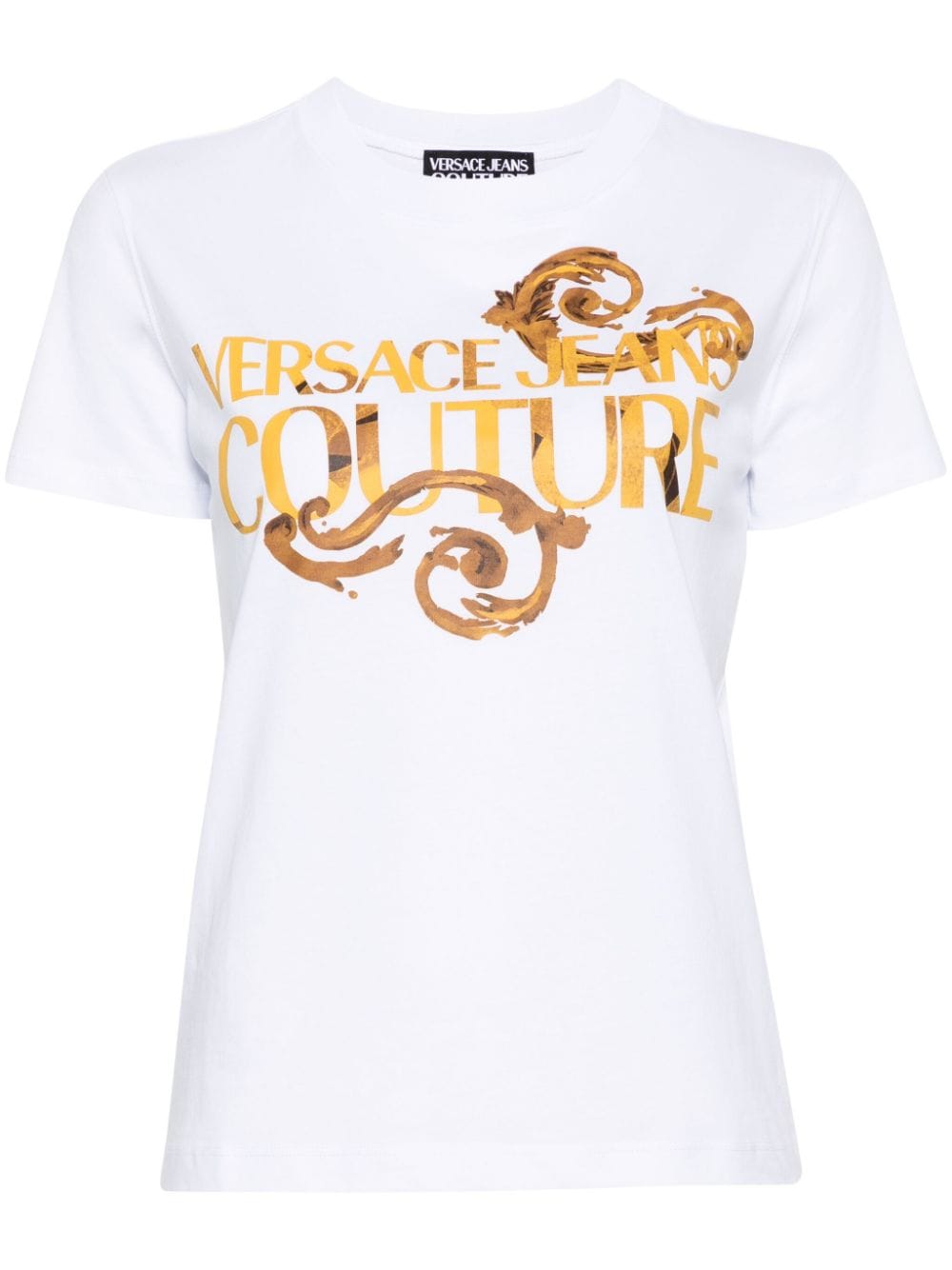 Versace Jeans Couture VERSACE JEANS COUTURE- Cotton T-shirt With Print