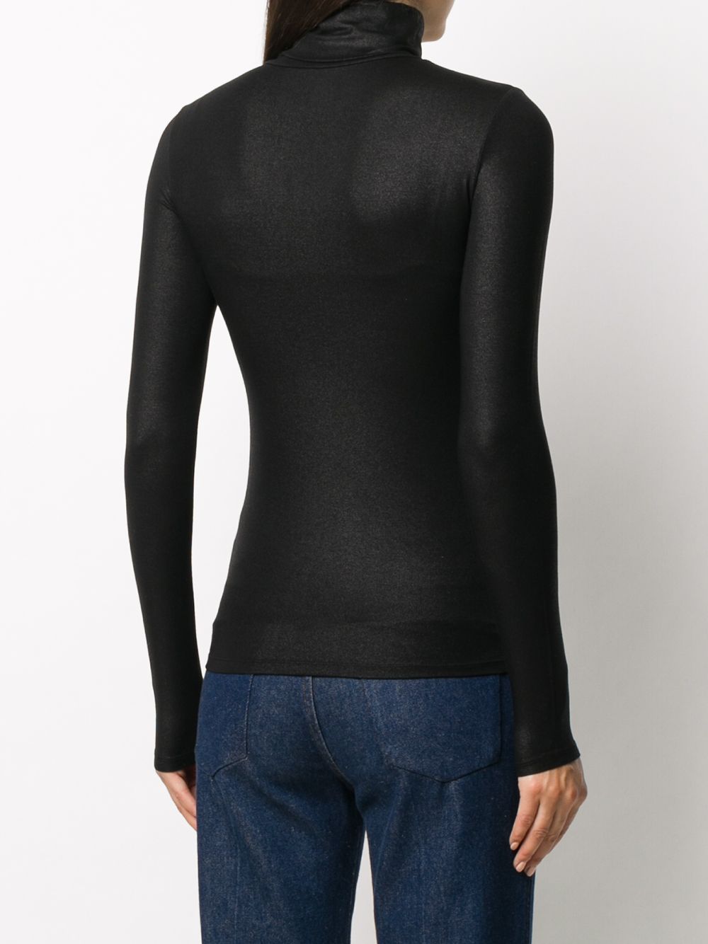 Majestic MAJESTIC- Lurex High-neck Sweater