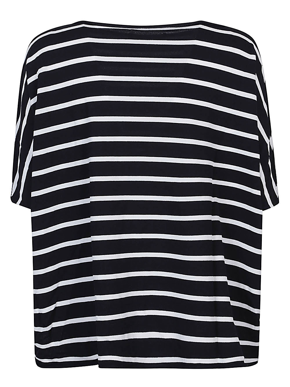 Liviana Conti LIVIANA CONTI- Striped Boat Neck Sweater