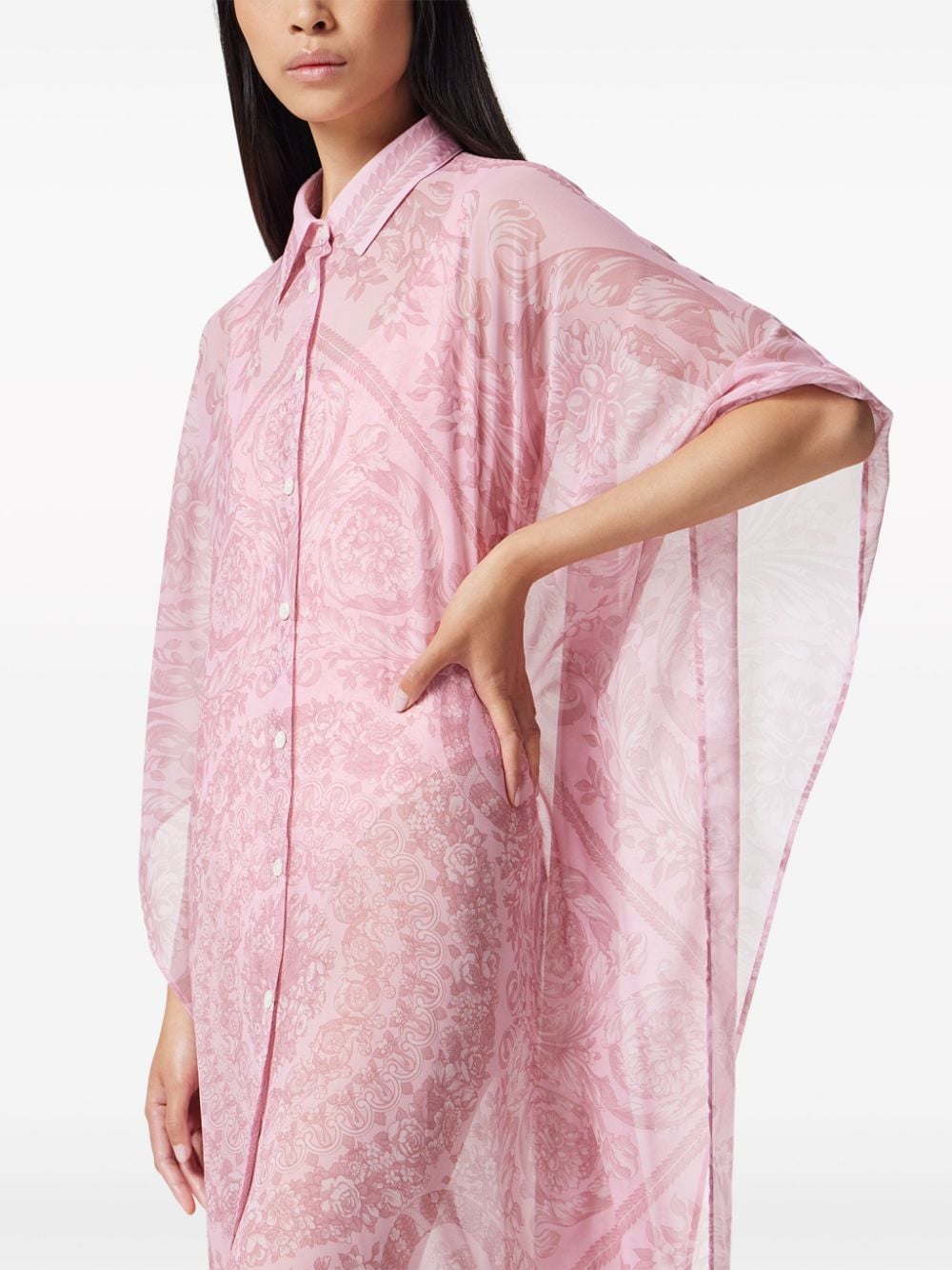 Versace VERSACE- Barocco Print Chiffon Swim Robe