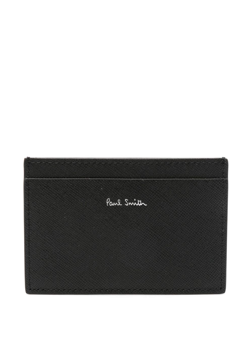 Paul Smith PAUL SMITH- Logo Leather Credit Card Case