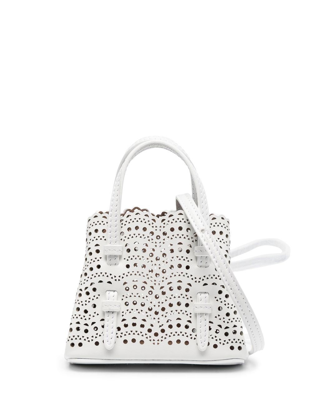 Alaïa ALAÏA- Mina Leather Mini Bag